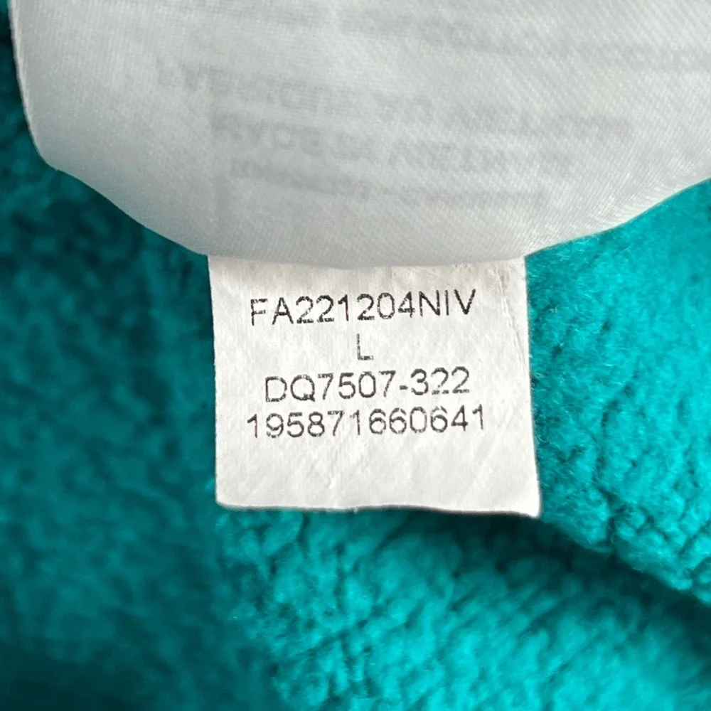 Jordan Mens‎ Michael Jordan Graphic Hoodie Teal Blue Geometric DQ7507-322 Large